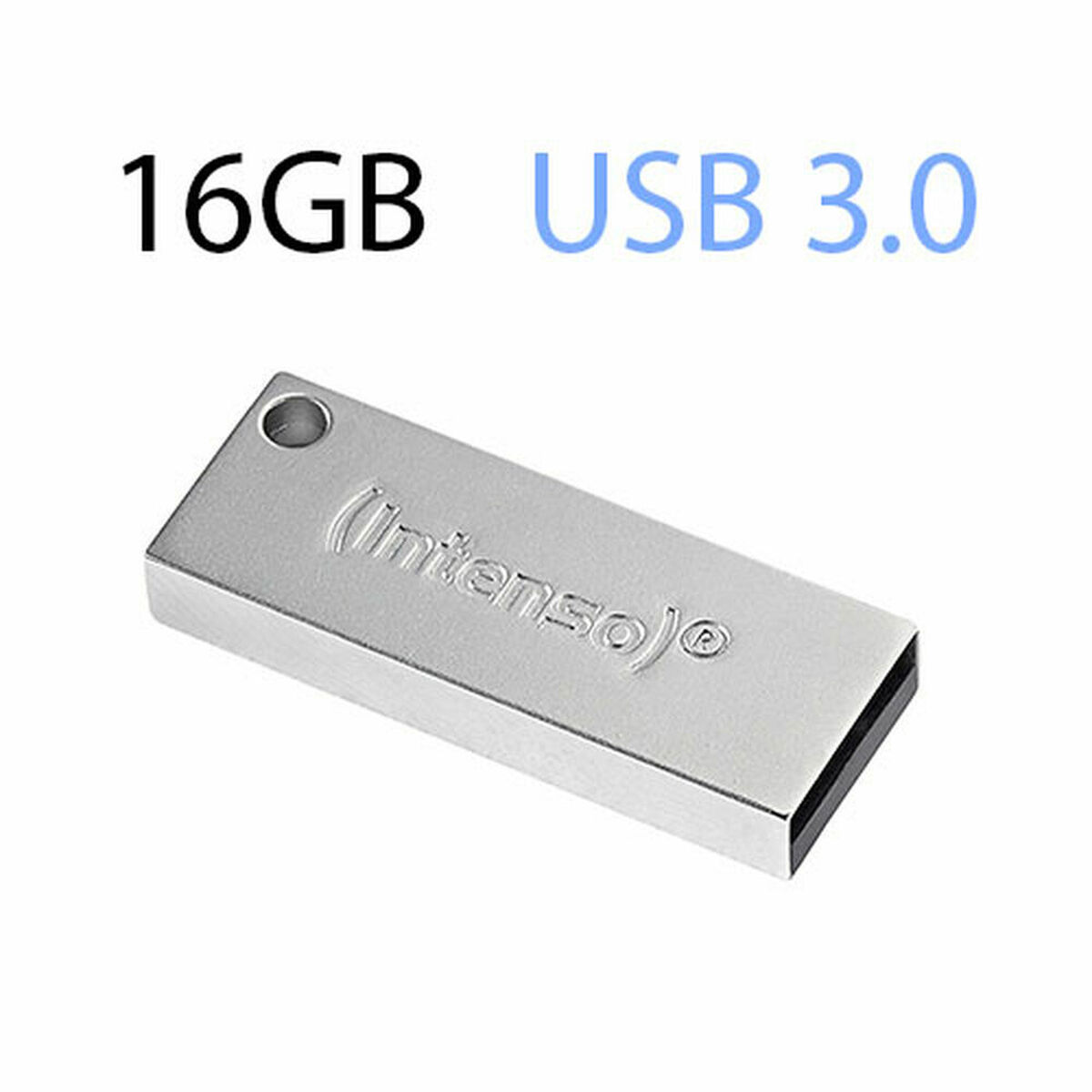 3534470 LINE 16 USB-Stick GB) INTENSO PREMIUM 16GB (Silber,