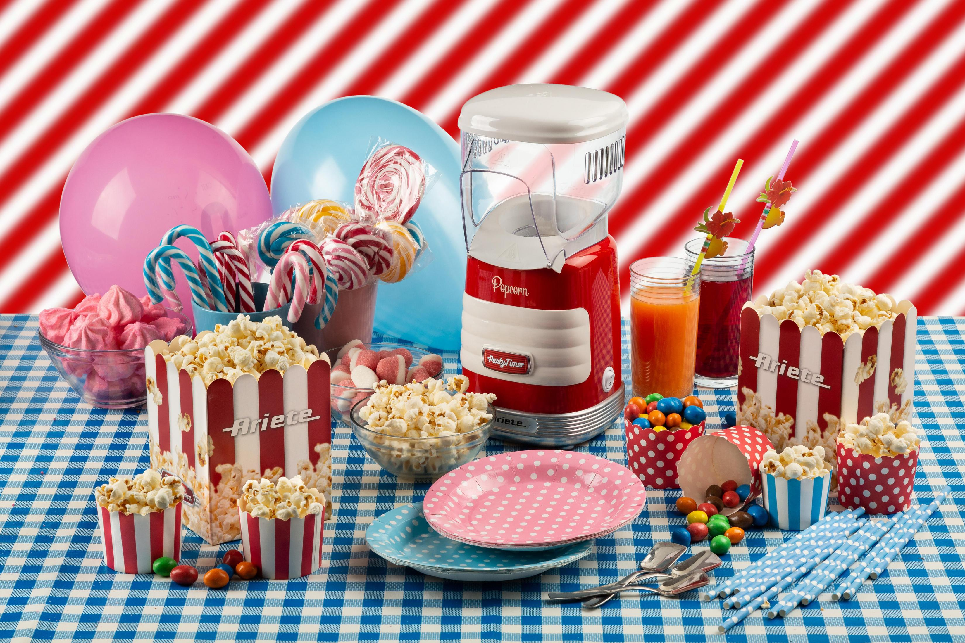 NEU Popcornmaker ARIETE PARTY ROT MAKER POPCORN 00C295600AR0 Rot TIME