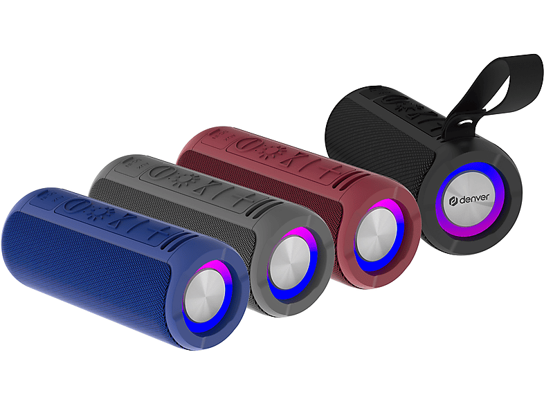 DENVER BTV-213 Bluetooth Lautsprecher, blau) | MediaMarkt