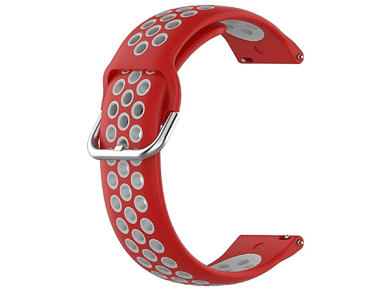 Rot/Grau CASEONLINE Ersatzarmband, 6 (47mm), Samsung, EBN, Classic Galaxy Watch