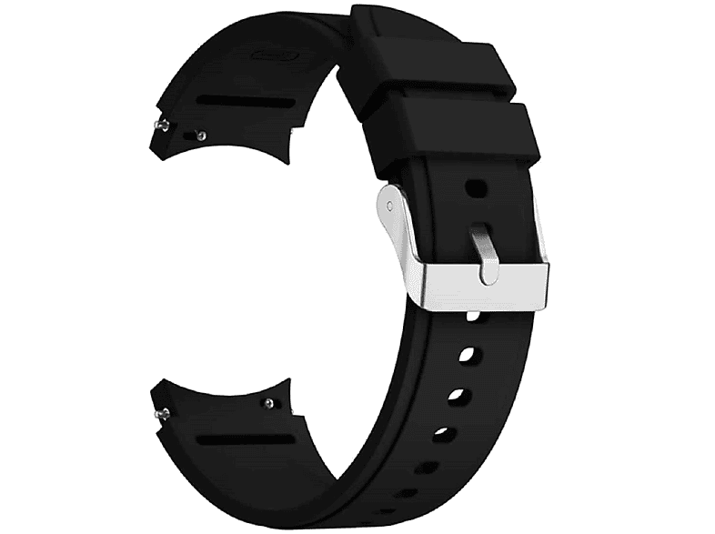 CASEONLINE NoGap, Ersatzarmband, Samsung, Galaxy Watch Classic Schwarz (47mm), 6