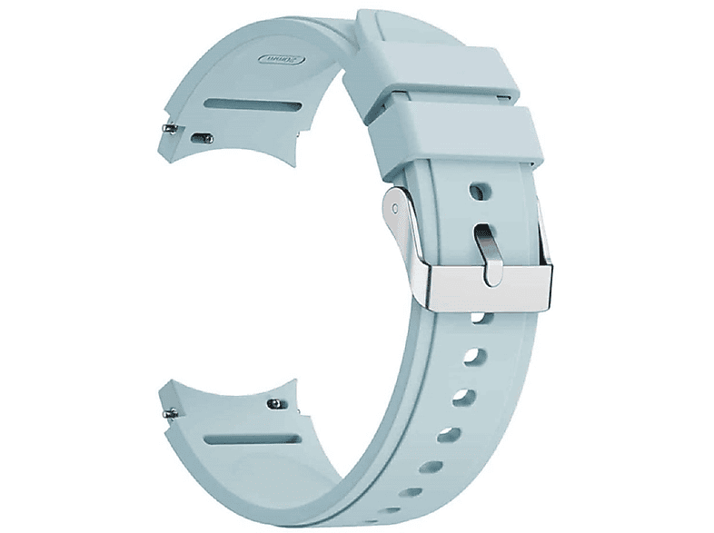 Galaxy Classic Watch NoGap, (43mm), CASEONLINE Ersatzarmband, Hellblau Samsung, 6