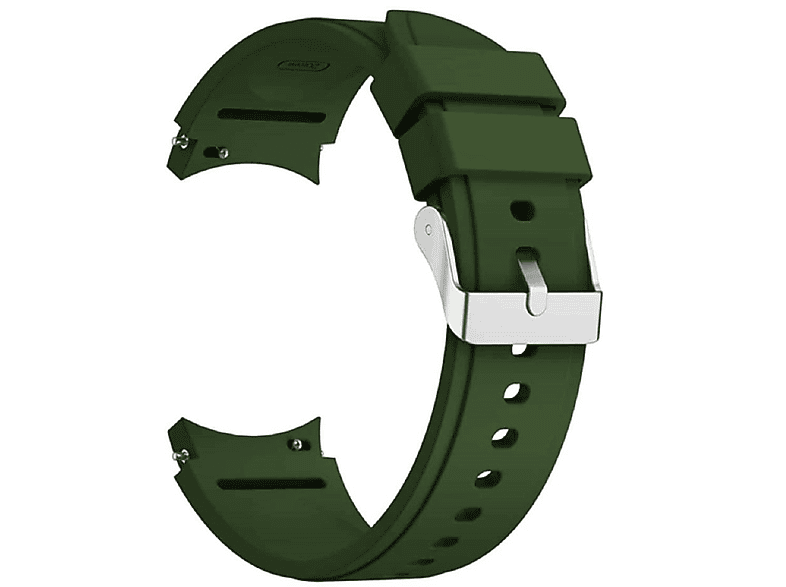 CASEONLINE NoGap, Ersatzarmband, Samsung, Galaxy Watch 6 Classic (47mm), Dunkelgrün | Smartwatch Armbänder