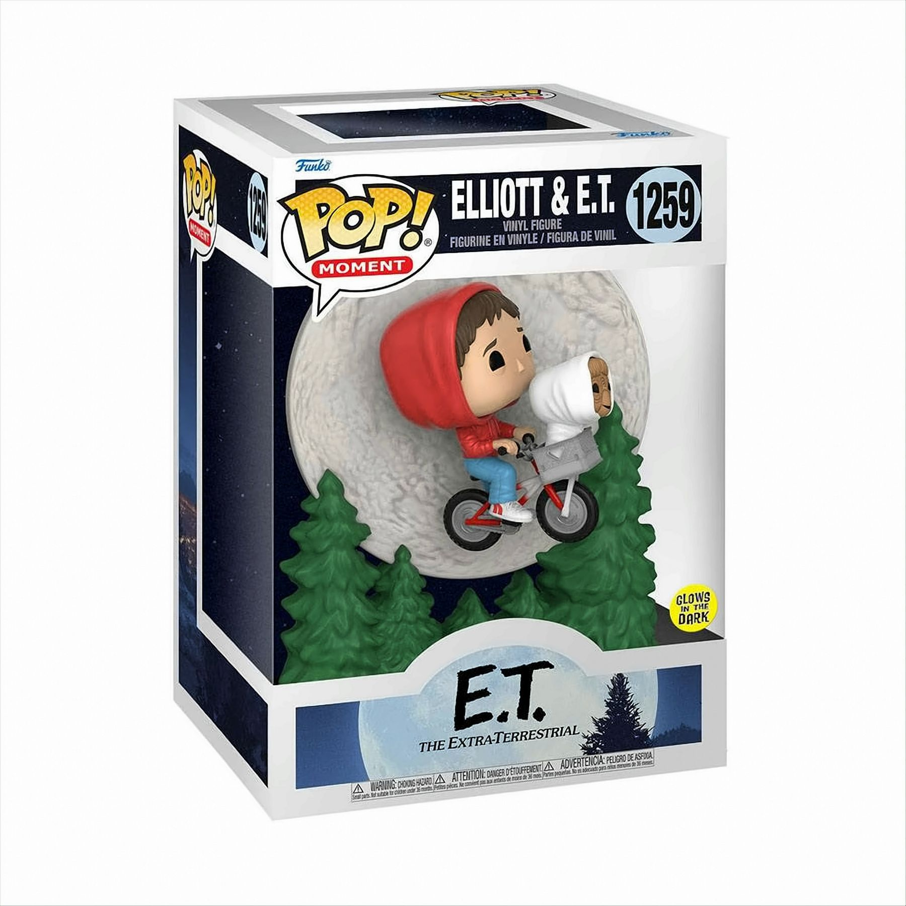 40th Figur Elliott Flying FUNKO E.T. E.T Extra-Terrestrial POP Figur The & POP!