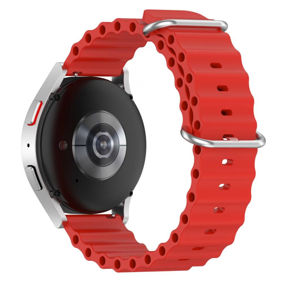 Rot Ersatzarmband, Galaxy Watch Samsung, CASEONLINE 5 Ocean, (44mm),