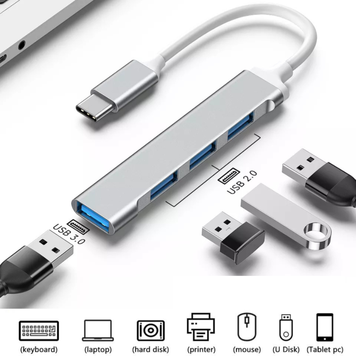 USB C Hub Multiport Adapter,10 In 1 USB C To USB HDMI - Foto 10