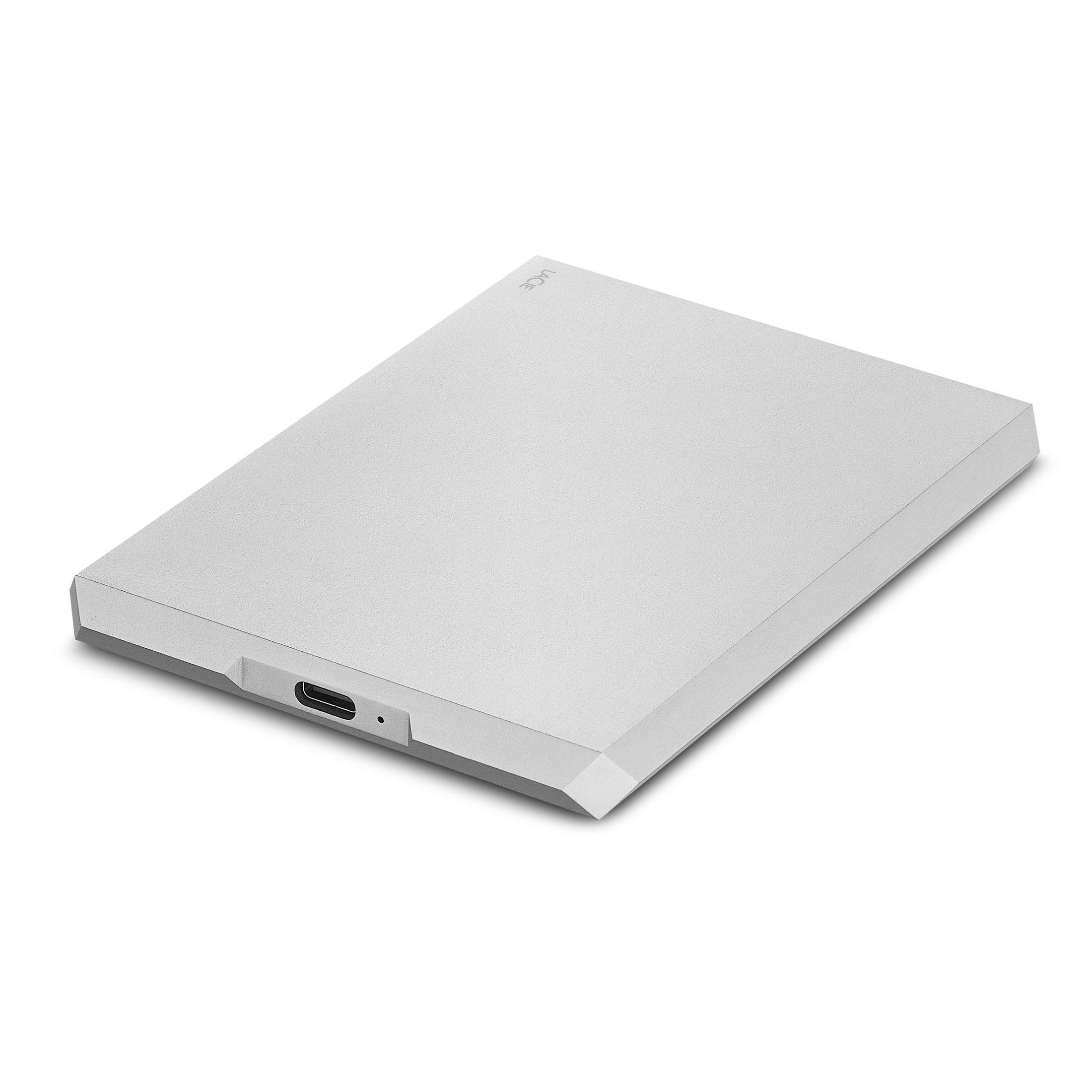 LACIE STHG2000400 Mond-Silber USB-C 2TB MOBILEDRIVE HDD, 2,5 TB MOON SILVER, 2 extern, Zoll