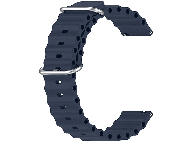 CASEONLINE Ocean, Samsung, Dunkelblau Ersatzarmband, (45mm), 5 Pro Watch Galaxy