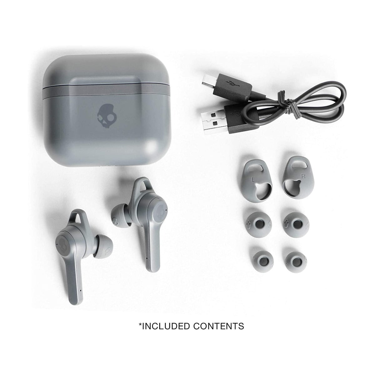 In-ear Grau ANC SKULLCANDY INDY Bluetooth CHILL S2IYW-N744 TW GREY, Kopfhörer