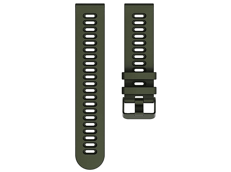 CASEONLINE Twin, (43mm), Grün/Schwarz Samsung, Classic Galaxy Ersatzarmband, Watch 6
