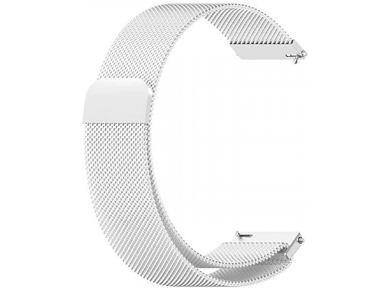 CASEONLINE Milanese, Ersatzarmband, Samsung, Galaxy Watch 6 Classic (47mm), Silber