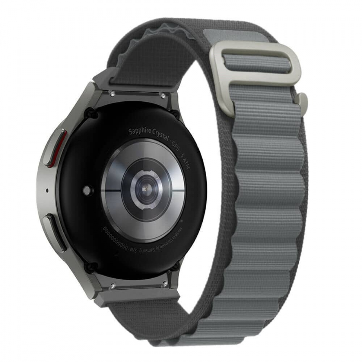 Samsung, (47mm), Artic, Ersatzarmband, Grau Galaxy CASEONLINE 6 Watch Classic