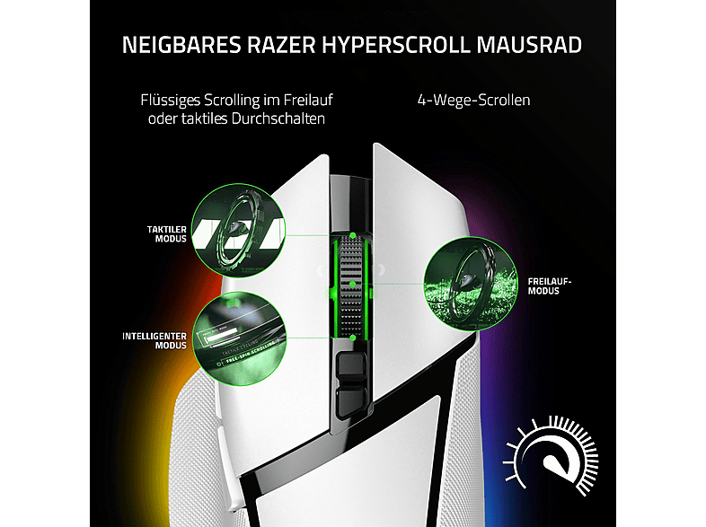 RAZER Basilisk V3 Pro | White RZ01-04620200-R3G1 Kablosuz Gaming