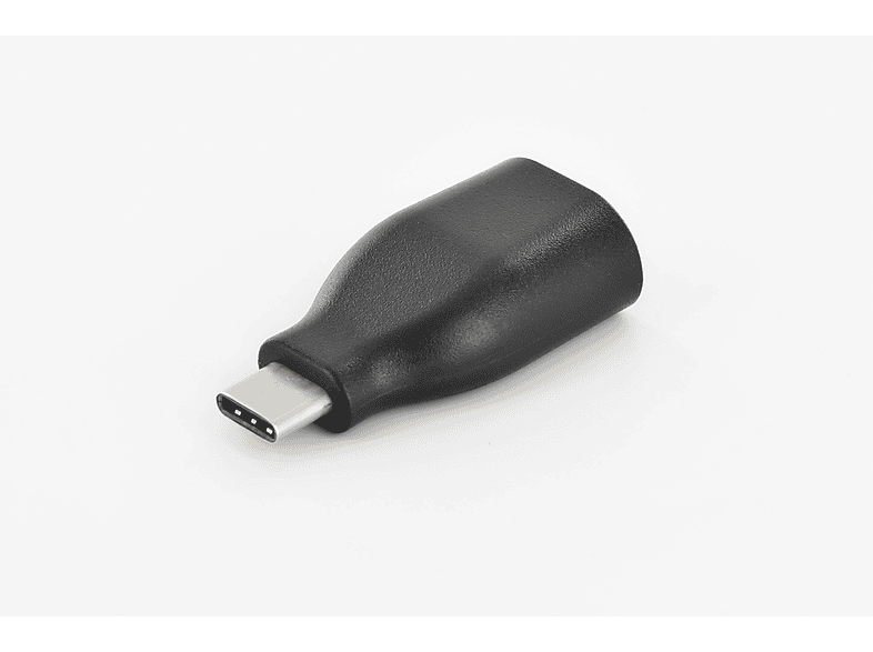ADAPTER, USB DIGITUS Adapter, - AK 300506-000-S TYPE-C A Schwarz TYPE-C