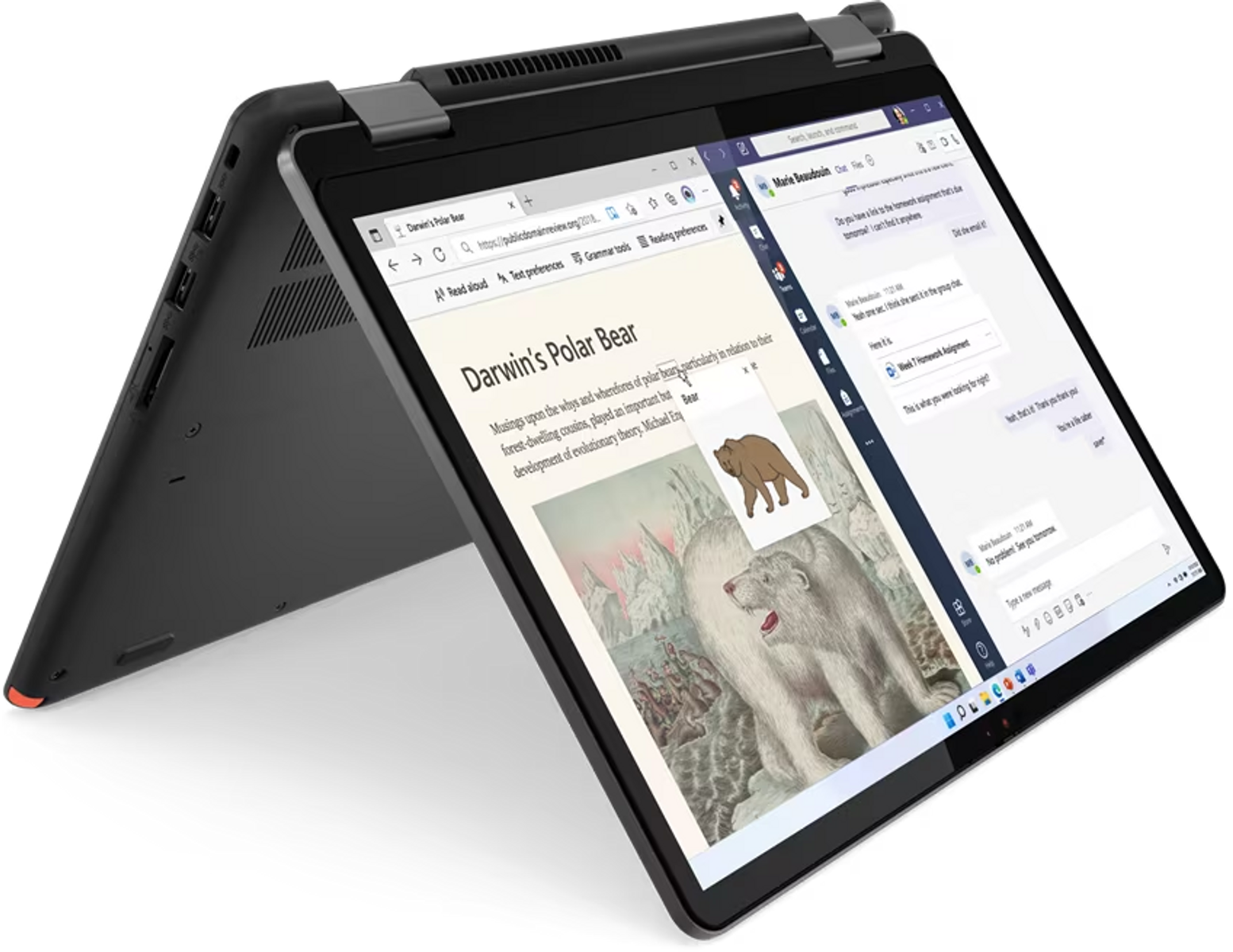 LENOVO Yoga, Convertible mit 13,3 Zoll Display,  Prozesssor, 16 GB RAM, 512 GB SSD, SSD, Thunder Black