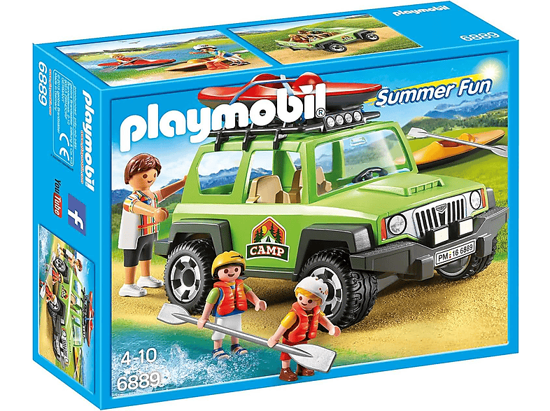 PLAYMOBIL SummerFun - Camp-Geländewagen Spielset Multicolor