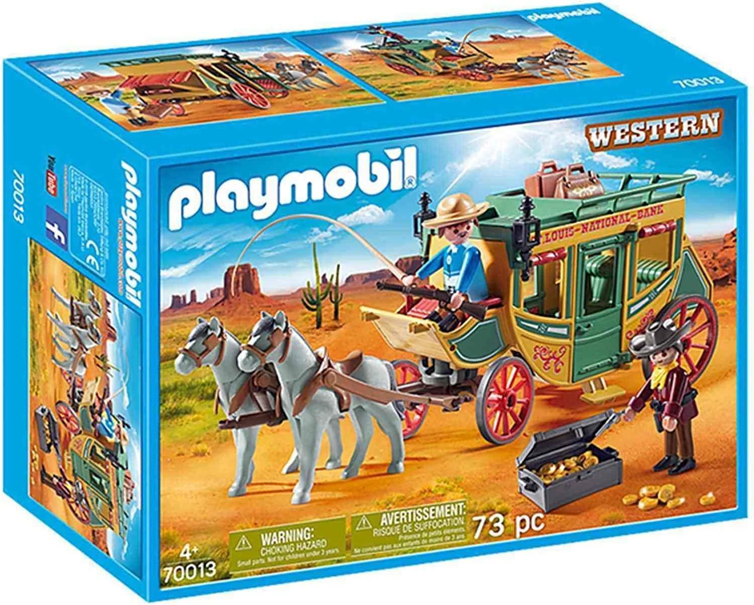 Multicolor Western PLAYMOBIL Westernkutsche Spielset -