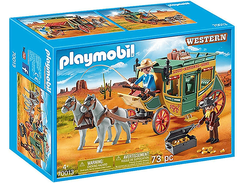 PLAYMOBIL Western - Multicolor Westernkutsche Spielset