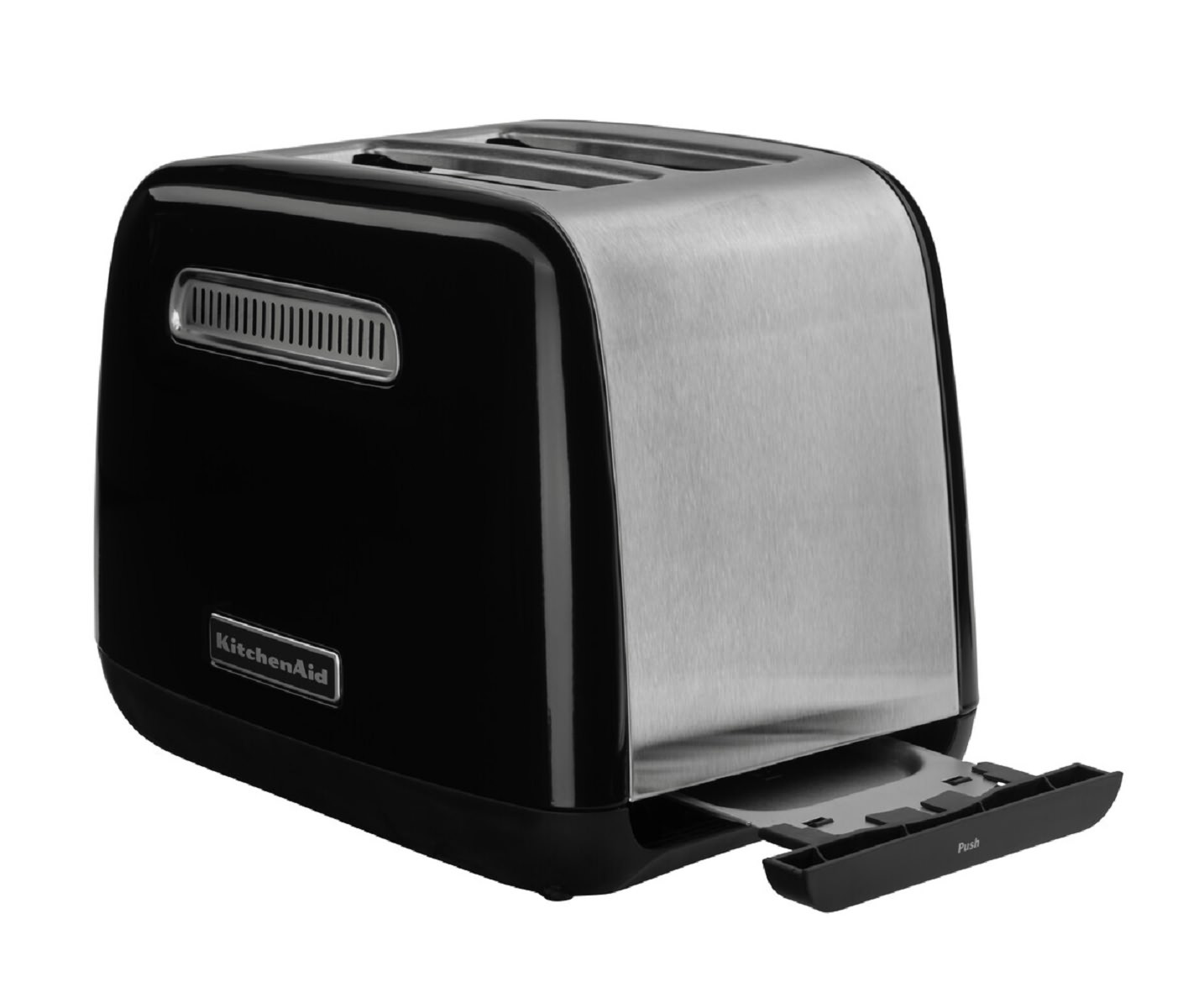 KITCHENAID 5KMT2115EOB CLASSIC ONYX Watt, Onyxschwarz Toaster Schlitze: (1100 2) SW