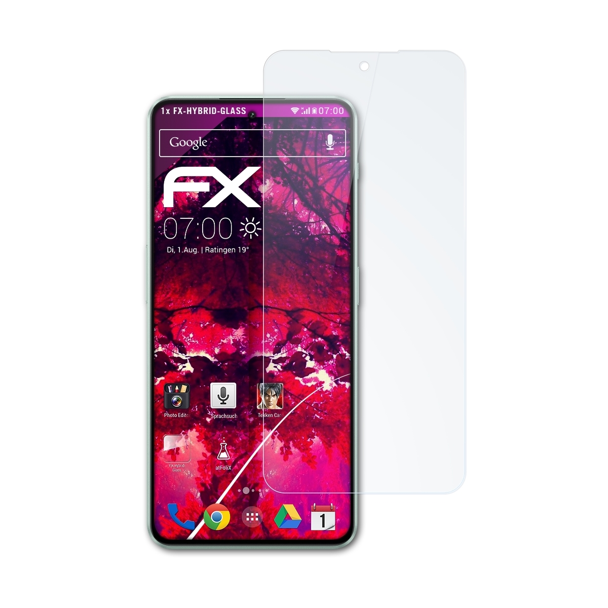 Nord Schutzglas(für 5G) ATFOLIX FX-Hybrid-Glass OnePlus 3