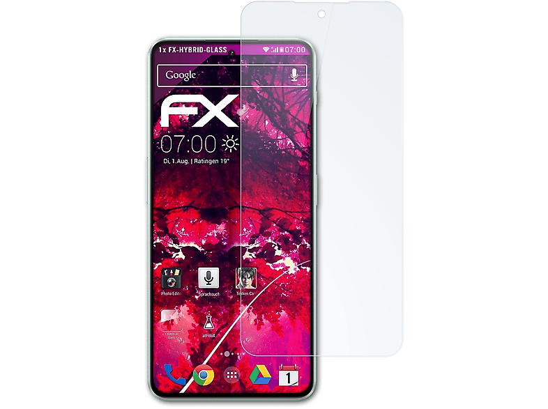 ATFOLIX FX-Hybrid-Glass Schutzglas(für 3 Nord OnePlus 5G)