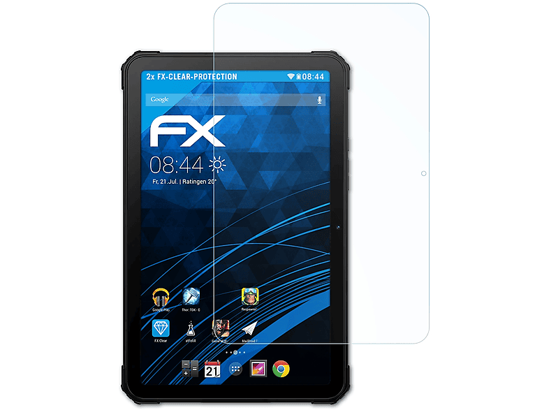 ATFOLIX Fossibot FX-Clear 2x DT1) Displayschutz(für
