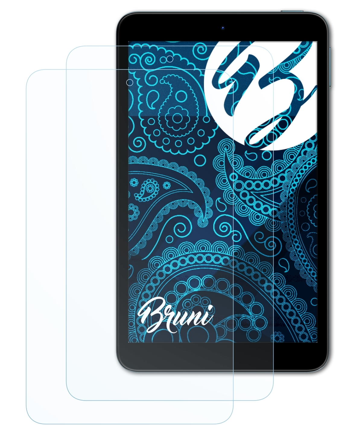 BRUNI 2x Basics-Clear Edition) Kids Nokia T10 Schutzfolie(für