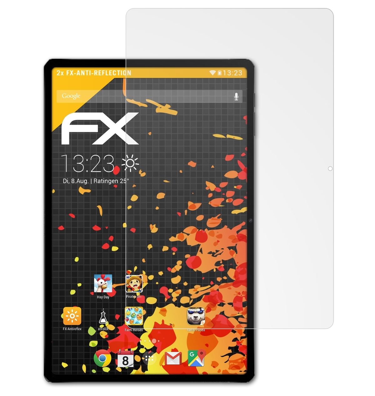 Magic Nubia Displayschutz(für Red 2x FX-Antireflex ATFOLIX Tablet)