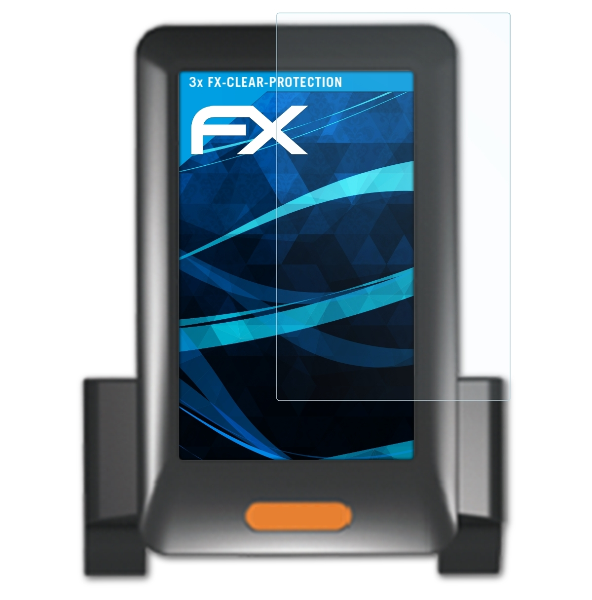 Displayschutz(für DP Bafang FX-Clear ATFOLIX C10) 3x
