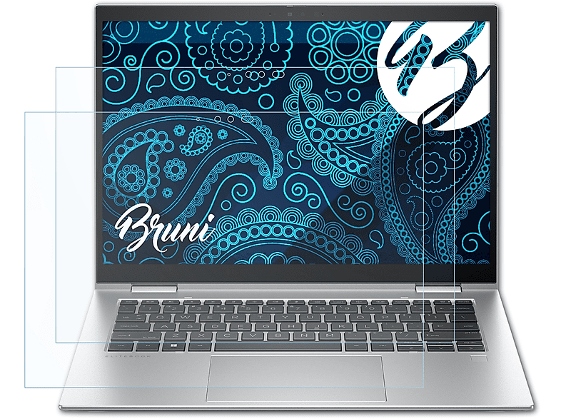 BRUNI 2x Basics-Clear Schutzfolie(für HP G10) 1040 EliteBook x360