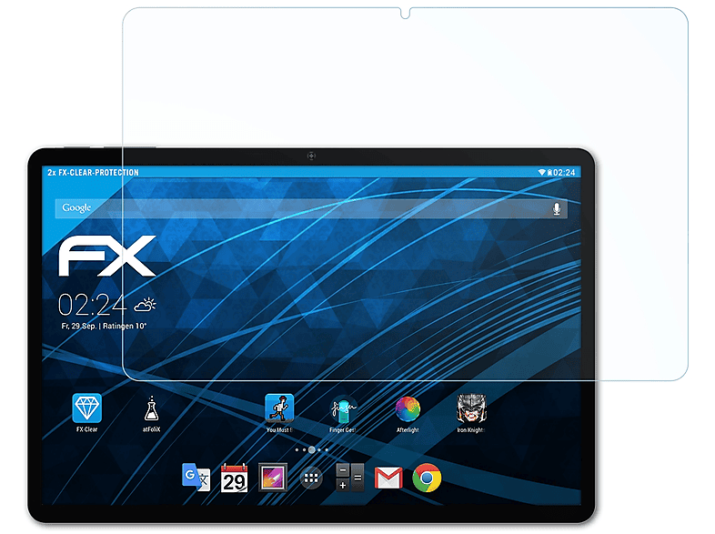 ATFOLIX 2x P30 Displayschutz(für FX-Clear Teclast Air)