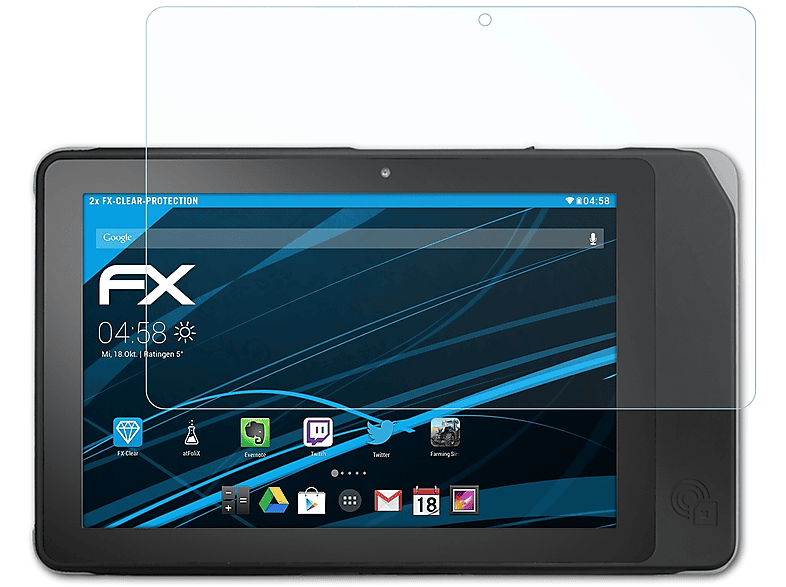 ATFOLIX FX-Clear Displayschutz(für AIM-37) 2x Advantech