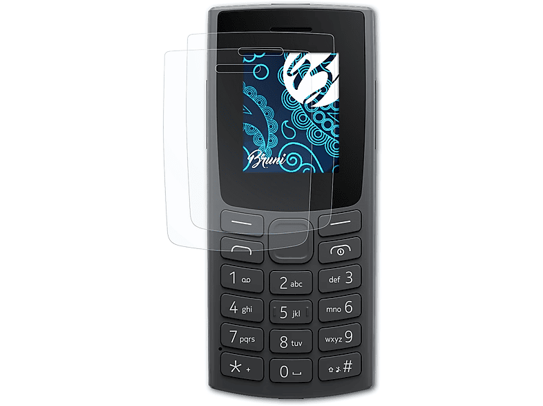 Basics-Clear Schutzfolie(für (2023)) Nokia 2x 105 BRUNI