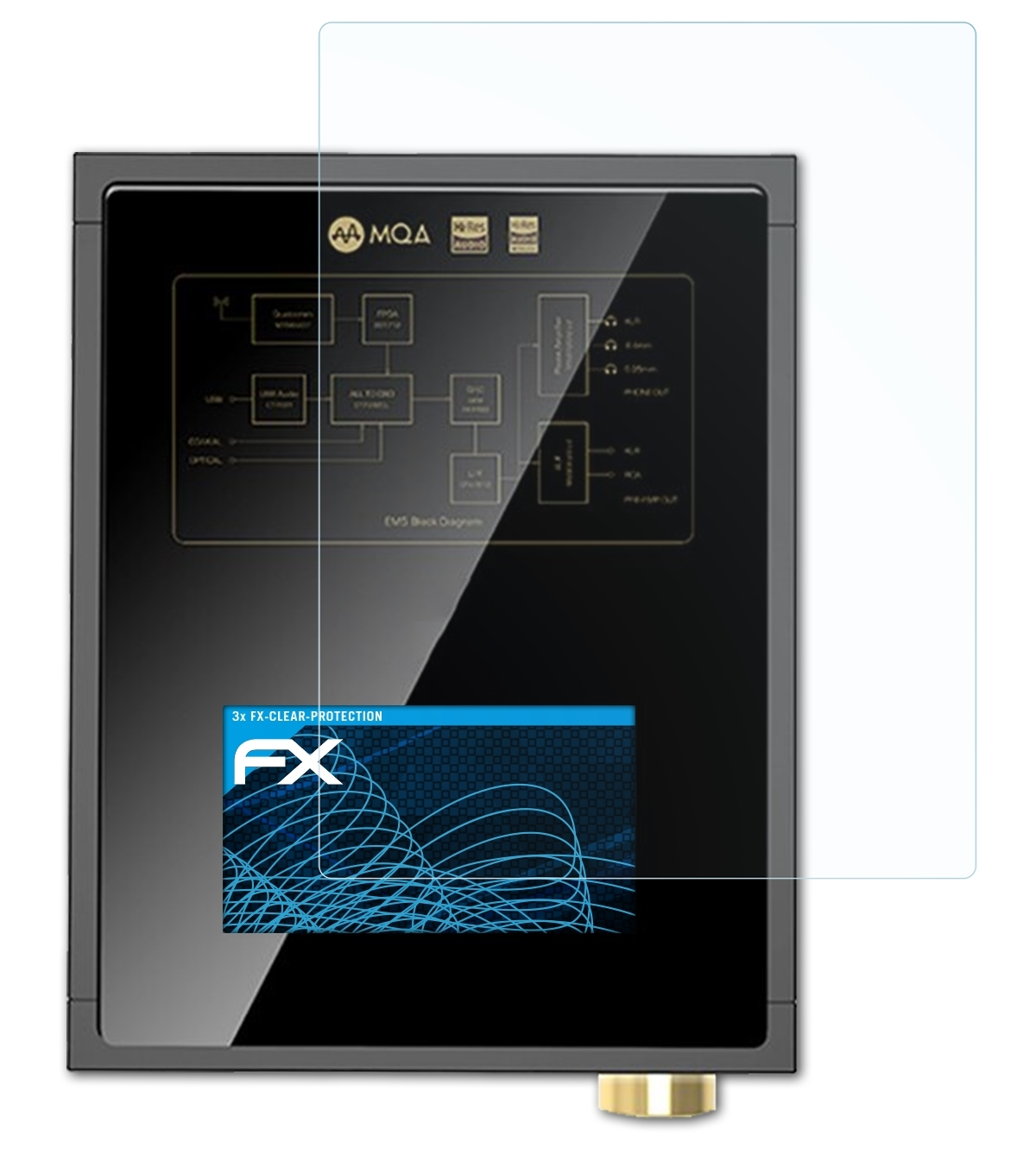ATFOLIX 3x EM5) Shanling FX-Clear Displayschutz(für
