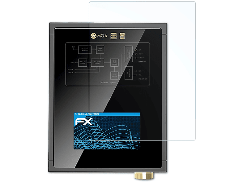 ATFOLIX 3x FX-Clear Displayschutz(für Shanling EM5)