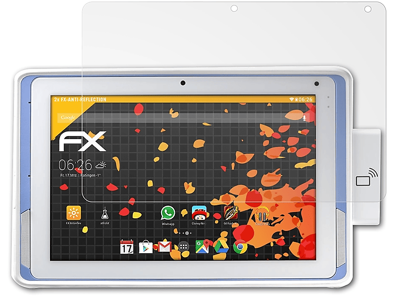 ATFOLIX 2x FX-Antireflex Displayschutz(für Advantech AIM-78H)