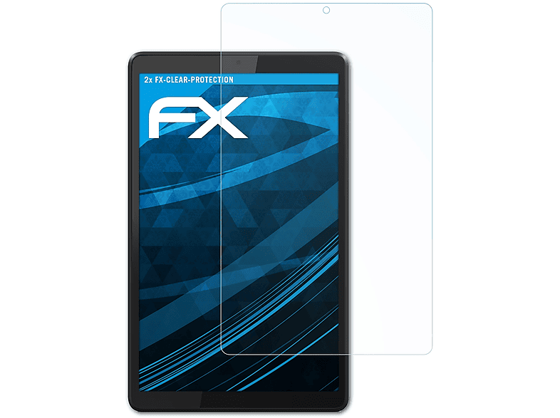 ATFOLIX 2x FX-Clear Displayschutz(für Lenovo Smart Tab M8)