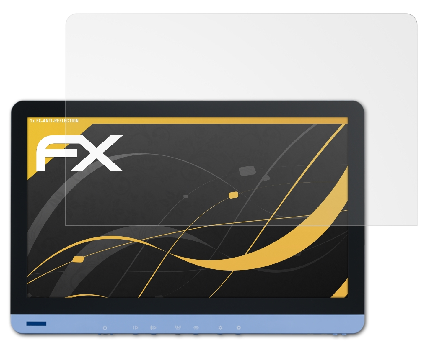 ATFOLIX FX-Antireflex Displayschutz(für Advantech POC-W243)