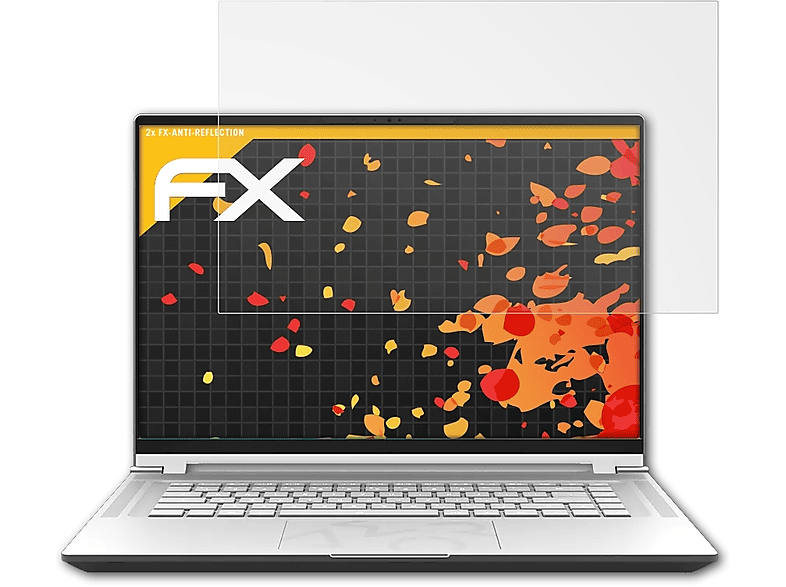 ATFOLIX 2x FX-Antireflex Displayschutz(für Gigabyte AERO 16 OLED (2023))