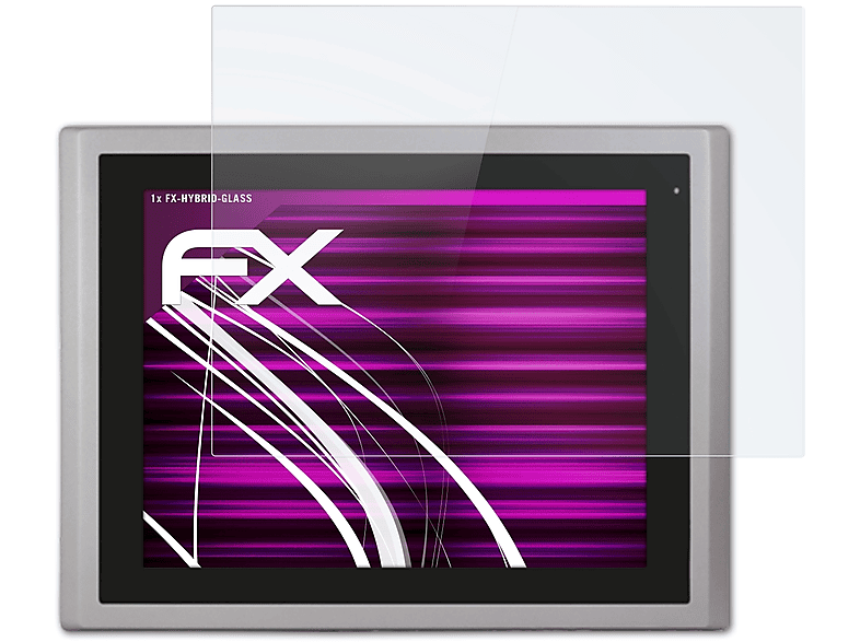 ATFOLIX Smart-HMI-17X0 (12 Inch)) Hematec FX-Hybrid-Glass Schutzglas(für