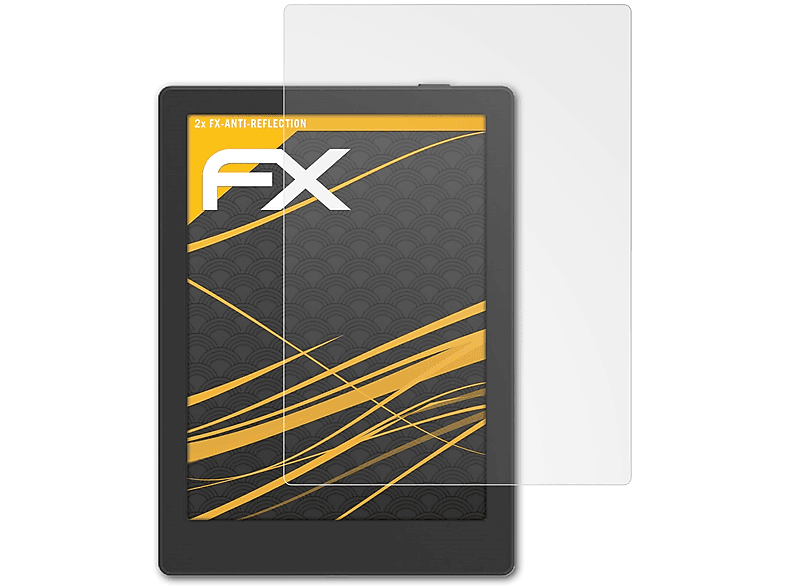 ATFOLIX 2x Poke BOOX FX-Antireflex Displayschutz(für 5)