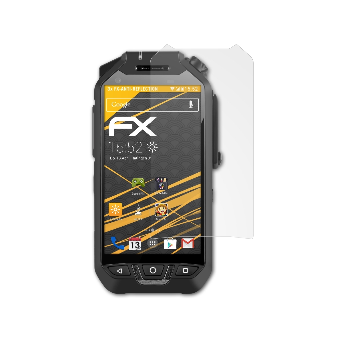 FX-Antireflex ATFOLIX 3x Displayschutz(für RugGear RG750)