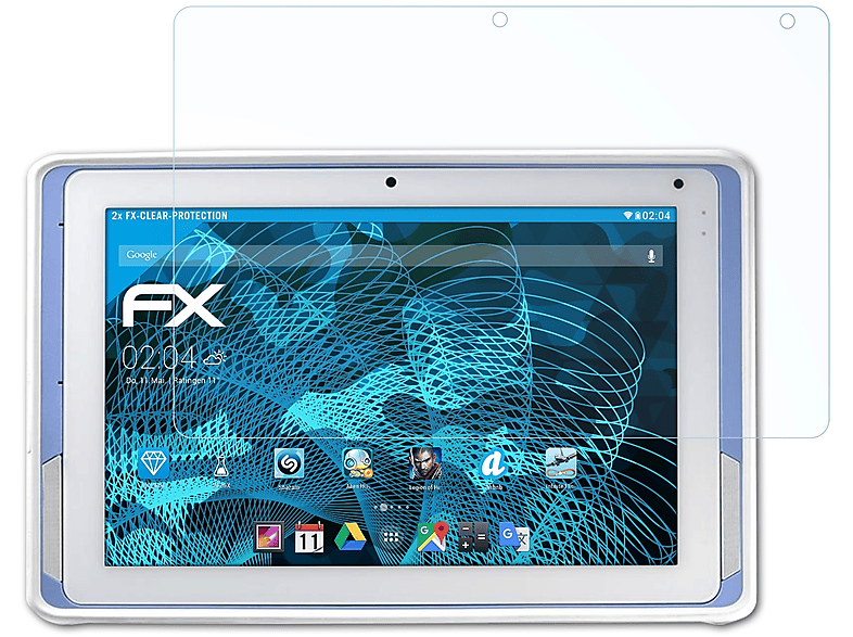ATFOLIX 2x FX-Clear Advantech Displayschutz(für AIM-58)
