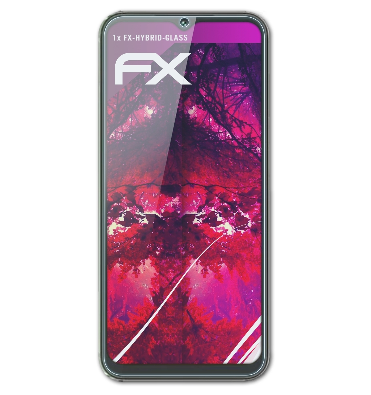 ATFOLIX FX-Hybrid-Glass Schutzglas(für Samsung F14) Galaxy