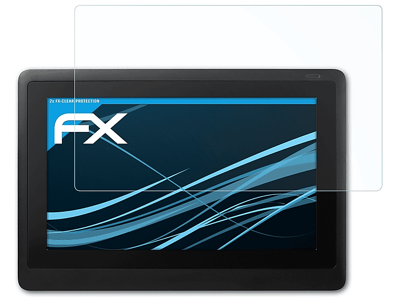 [Neu, toller Preis!] ATFOLIX 2x FX-Clear Displayschutz(für Wacom DTK-1660E)