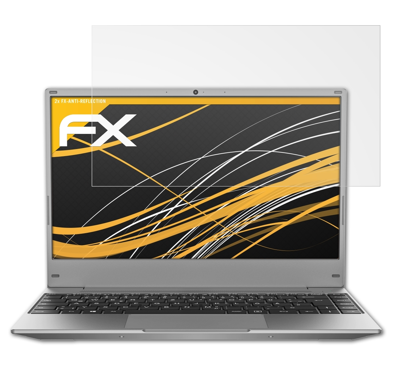 ATFOLIX 2x FX-Antireflex (MD64020)) Medion E13204 AKOYA Displayschutz(für