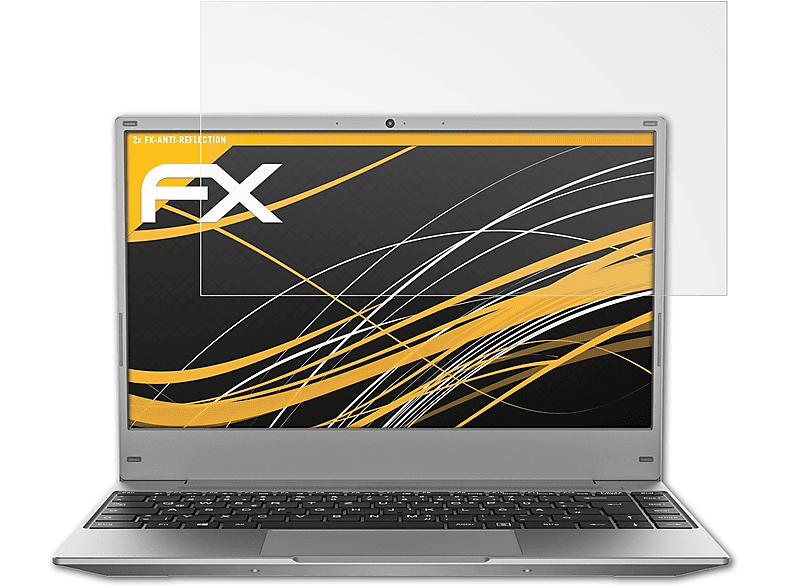 ATFOLIX FX-Antireflex AKOYA (MD64020)) 2x Displayschutz(für E13204 Medion