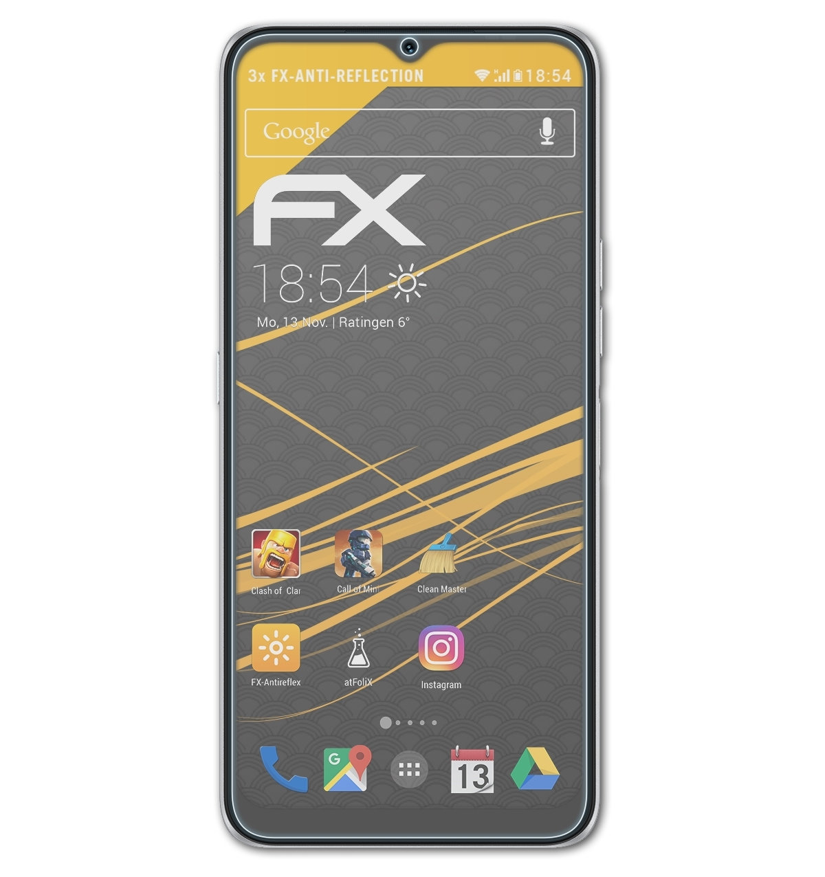 ATFOLIX 3x FX-Antireflex Displayschutz(für F3 UMiDigi Pro 5G)