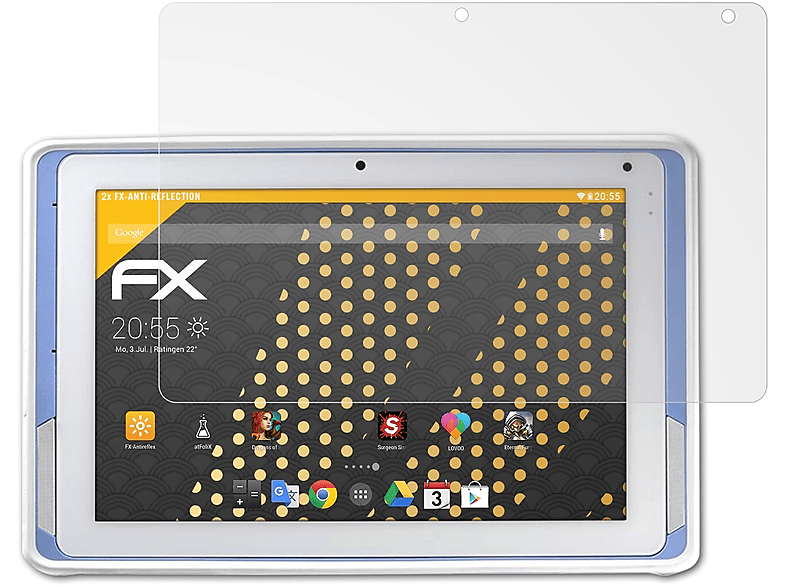 ATFOLIX 2x FX-Antireflex Displayschutz(für AIM-58) Advantech