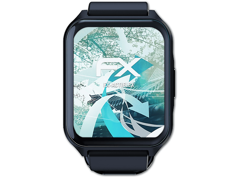 ATFOLIX 3x FX-ActiFleX Displayschutz(für Motorola Moto Watch 70)